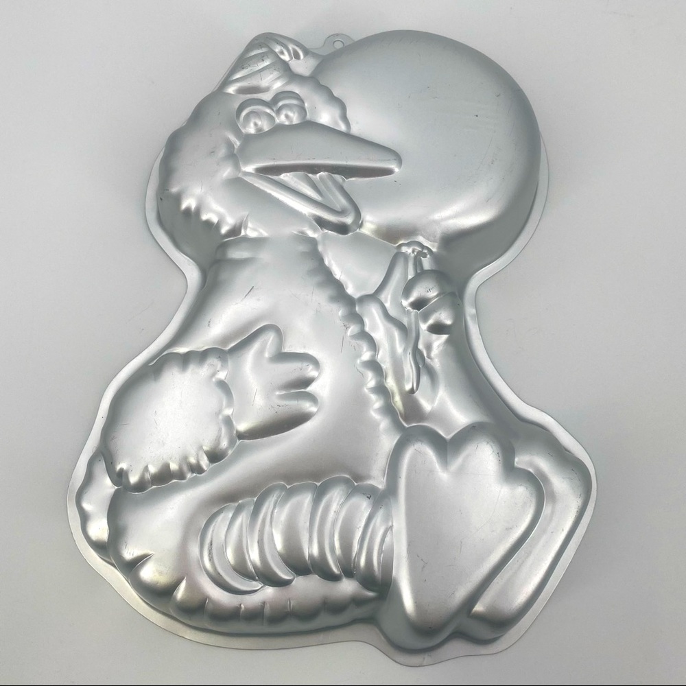 3/$15 WILTON Big Bird Cake Pan Aluminum VTG 1984 #502-3401 Mold Birthday Retired